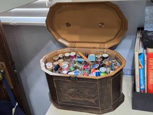 lot 377 image: Huge Lot of Thread in Thread Storage