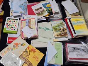 lot 406 image: Huge Lot of Various Unused Greeting Cards