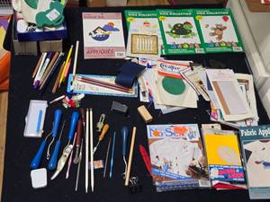 lot 407 image: Kids Iron Ons, Hooks and More