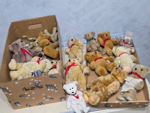 lot 433 image: Lot of Assorted Plush Teddy Bears