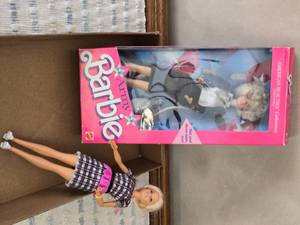 lot 455 image: Army Barbie Doll  Plus Additional Barbie Doll