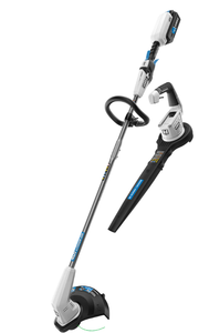 lot 219 image: HART 40-Volt Cordless 12-inch String Trimmer and Leaf Blower Combo Kit, (1) 4.0Ah Lithium-Ion Battery