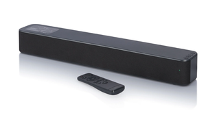 lot 222 image: onn. 20 2.0 Soundbar with Bluetooth, 2 Speakers, Black