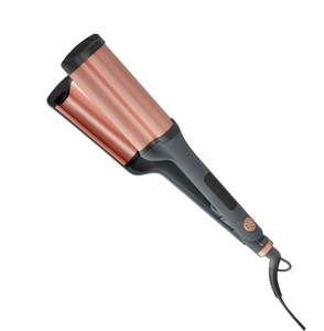 lot 238 image: Hairitage Ceramic Tourmaline 3 Barrel Hair Waver Curling Iron and Crimper