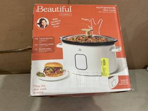 lot 356 image: Beautiful 6 Qt Programmable Slow Cooker