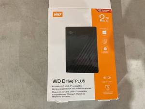 lot 360 image: WD Drive PLUS 2TB External Protable Hard Drive