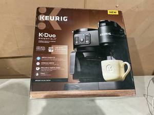 lot 361 image: Keurig K-Duo Essentials, Hot & Iced Single-Serve K-Cup Pod Coffee Maker & Carafe