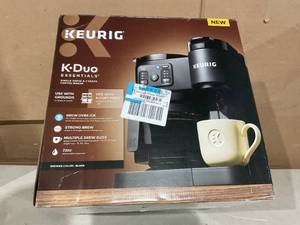 lot 362 image: Keurig K-Duo Essentials, Hot & Iced Single-Serve K-Cup Pod Coffee Maker & Carafe