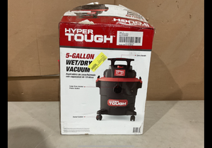 lot 396 image: Hyper Tough 5 Gallon WetDry Vacuum for the Car, Garage, Home or Workshop