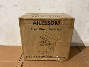 lot 207 image: Ailessom Stand Mixer,6.5-QT 660W 10-Speed Tilt-Head