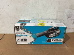 lot 249 image: Black & Decker Dustbuster Extra Cordless Hand Vacuum
