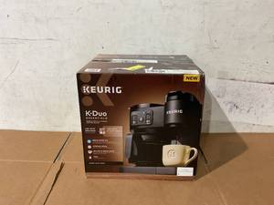 lot 255 image: Keurig K-Duo Essentials, Hot & Iced Single-Serve K-Cup Pod Coffee Maker & Carafe
