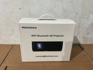 lot 281 image: ROCONIA Wifi Bluetooth HD Projector Model Q6