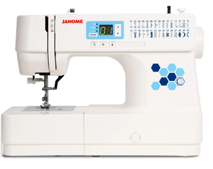 lot 76 image: Janome C30 Computerized Sewing Machine with 30 Stitches, Including Buttonhole, and Easy to Read Screen