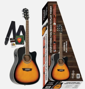 lot 78 image: Washburn Acoustic Guitar Learn & Play Pack Bundle