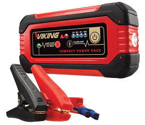 lot 125 image: Viking Lithium Ion Jump Starter Power Pack 12000 mAh 62749 Built-in USB 12VDC 62749
