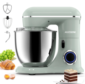 lot 142 image: Ailessom New Stand Mixer,6.5-QT 660W 10-Speed Tilt-Head Kitchen Electric Mixer