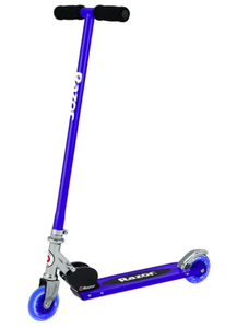 lot 421 image: Razor S Folding Kick Scooter with Light-Up Wheel