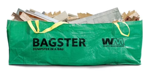 lot 428 image: Bagster Dumpster in a Bag Green 606 Gallon Capacity