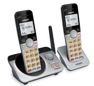 lot 461 image: VTech CS5229-2 2 Handset Extended Range DECT 6.0 Cordless Phone with Answering System