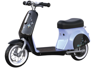 lot 522 image: Razor Pocket Mod Petite - Purple, 12V Miniature Euro-Style Electric Scooter