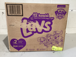 lot 406 image: Luvs Diapers Size 2, 264 Count