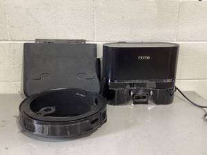 lot 410 image: iHome AutoVac Luna Pro New 3-in-1 Robot Vacuum and Vibrating Mop with Auto Empty Base