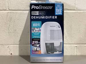 lot 429 image: Pro Breeze Mini Portable Dehumidifier, 17oz Ultra Quiet Compact Peltier Dehumidifier, 215 Sqft