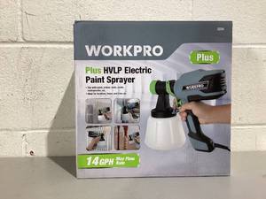 lot 450 image: WorkPro Plus 14GPH Electric Paint Sprayer, 120 Volt