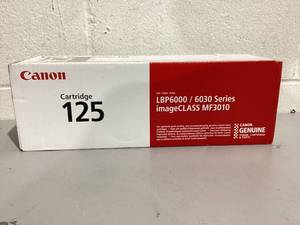 lot 469 image: Canon Toner 125 Cartridge, Compatible to MF3010 VP and LBP6030w Printers