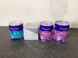 lot 521 image: LOT OF Verbatim DVDCDs