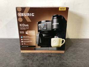 lot 527 image: Keurig K-Duo Essentials, Hot & Iced Single-Serve K-Cup Pod Coffee Maker & Carafe