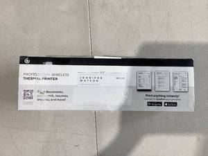lot 578 image: Core Innovations Pro Wireless Inkless Thermal Printer, iOS & Android Compatible