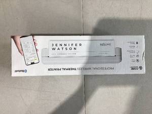 lot 580 image: Core Innovations Pro Wireless Inkless Thermal Printer, iOS & Android Compatible