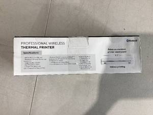 lot 581 image: Core Innovations Pro Wireless Inkless Thermal Printer, iOS & Android Compatible