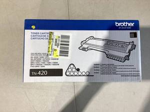 lot 594 image: Brother Genuine TN420 Mono Laser Toner Cartridge