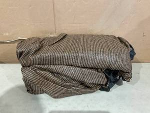 lot 175 image: Blockage Fence Privacy Screen 580x72 Dark Brown UV Rated 85%
