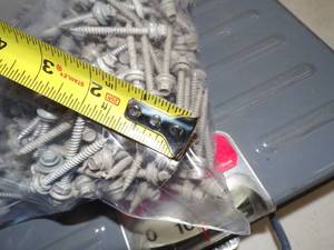 lot 34 image: 2 Roofing Screws Gray