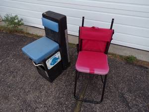 lot 48 image: Pair of Ice Fishing Chairs