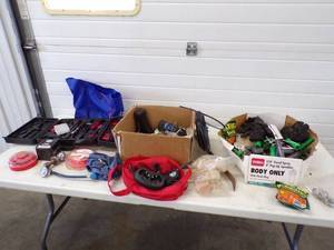 lot 135 image: Lawn Sprinkler Parts, Tools, 2 way Radio and more