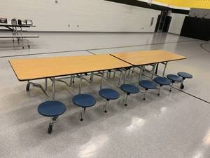 lot 171 image: Perham School Folding Elementary  Lunch Table Onsite in Perham