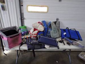 lot 197 image: Fishing lot with Pair of Stadium Seats