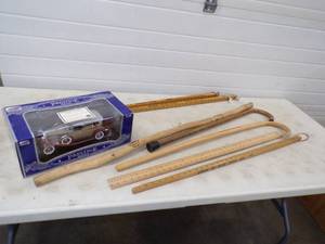 lot 249 image: Canes and Rulers and Collectable Car