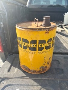 Yellow Cenex Can