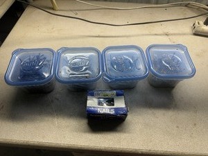 lot 48 image: Four Containers of Nails