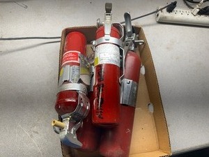 lot 84 image: Four Fire Extinguishers