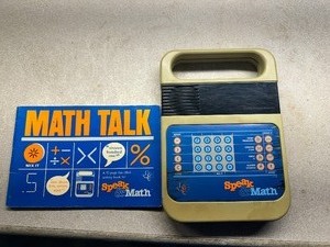 lot 88 image: Vintage Texas Instrument Speak & Math Electronic Game