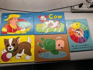 lot 119 image: Vintage Sifo Wood Puzzles