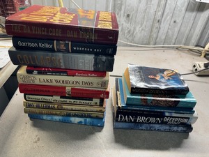 lot 109 image: Books Fiction - Garrison Keillor, Da Vinci Code, and More