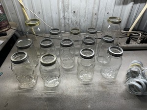 lot 114 image: Mason Jars - 2 Large (6 Cup Plus, 12 Quart)